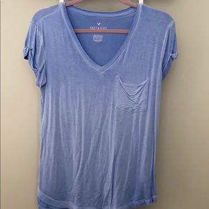 Blue soft and sexy tee